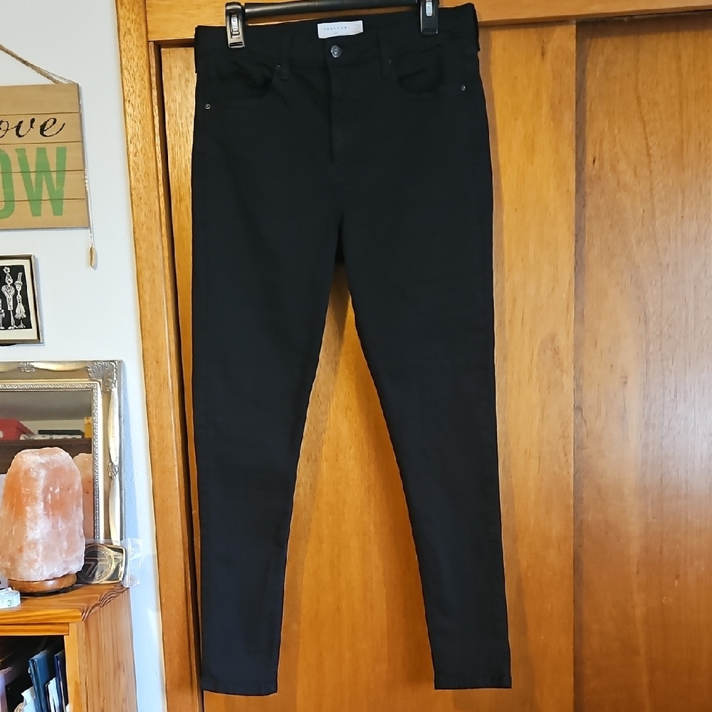 Topshop Black Jeans Sz 32